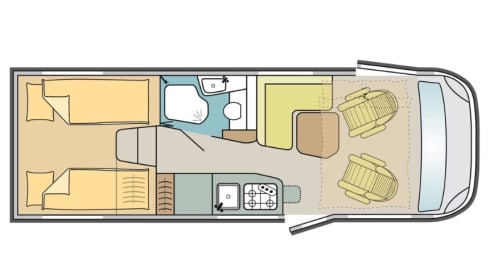 Very nice 4-6p Hymer integrated from 2021