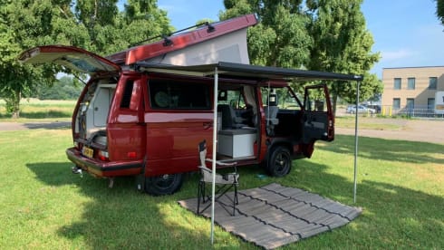 4-Personen-Westfalia-Wohnmobil aus dem Jahr 1990