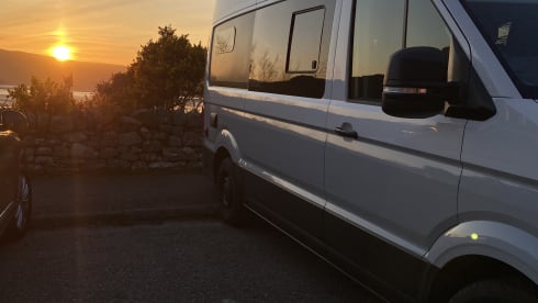 4 Berth VW Craftervan with Shower and Loo (Off Grid-able)