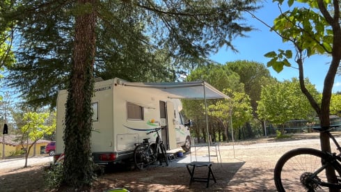 On the road with our comfortable and cozy camper