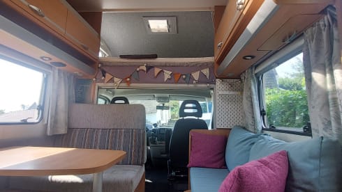 Luxury family camper ready for wonderful trips