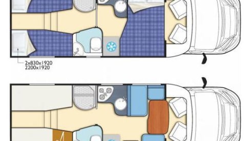 Brand new 2022 luxury Elnagh T-loft for 5 p