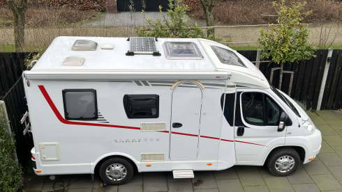 On an adventure with our nice economical semi-integrated camper