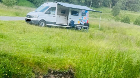 Shroomie – 2 berth Volkswagen crafter campervan