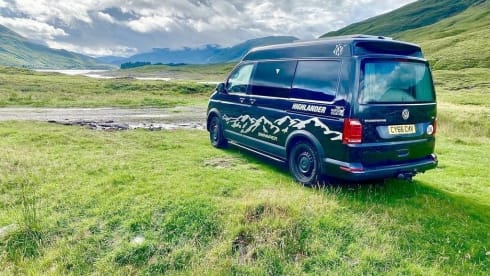 Highlander – Insurance inc ultimate Vw camper from Edinburgh Airport Insurance Included
