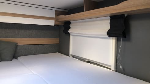 Fully furnished 4p Dethleffs semi-integrated from 2021