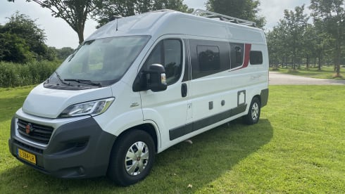 Luxurious and sustainable bus camper (automatic) with light interior and many extras