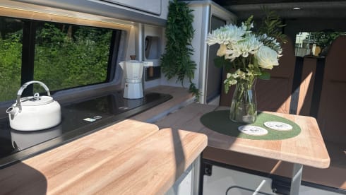Loch & Leaf – VW Transporter T6.1 de luxe ︱Explorez l'Écosse avec style ︱Entièrement équipé
