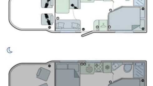 4 berth Bailey autograph 74-4