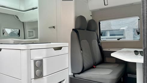 Grand California camper for four people