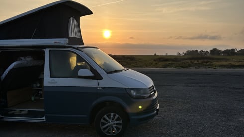 Vanny Blue – Luxurious & attractive VW camper Woodpecker - 4p