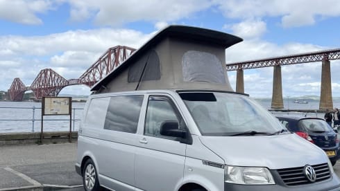 Silver van  – Hire silver van a cool Vw camper from edinburgh airport 