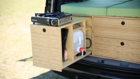 Kallie 2 – 2p Minicamper compact and complete with awning