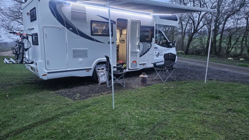 6 berth ford transit motorhome – 6 berth Chausson alcove from 2016