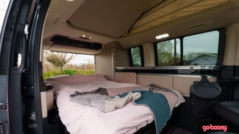 The freedom of camping, the luxury of a hotel room