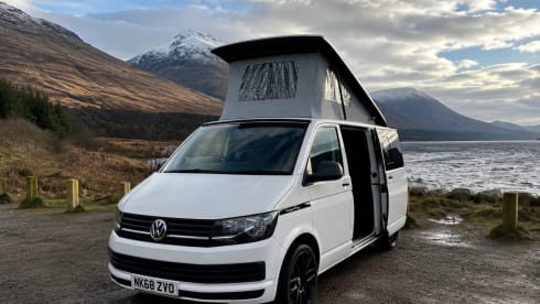 Caledonia  – VW (Insurance included) hire from Edinburgh Airport - Highlands Scotland 