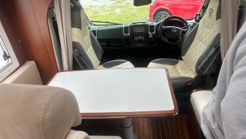 Luxury home on the road – 5 berth Fiat ducato, Super Brigg 695, 2017