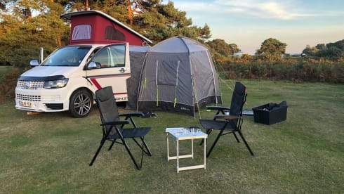 4 berth Volkswagen Transporter Campervan