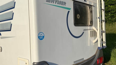 Heerlijk familie camper met grote zithoek  – 5er Hymer integriert ab 1998