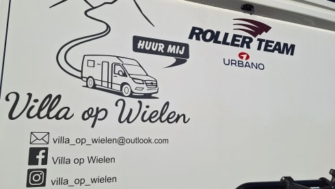 Villa op Wielen – 4p Roller Team semi-integrated uit 2025