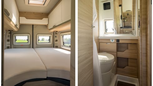 Easy Rider XL Knaus – Super luxurious new spacious bus camper, for tall people, automatic