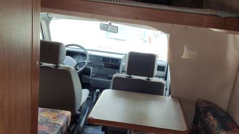 Semi integral camper