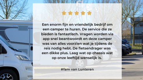 Weinsberg Loft  – Ultimate Freedom! Very luxurious and fully equipped camper with length beds