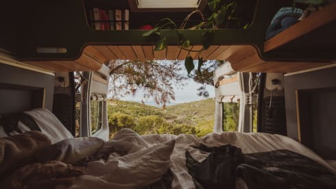 - voor de actieve vakantiegangers – Modularer Buscamper für 2 Personen