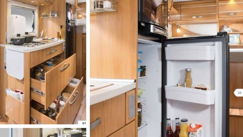 Happy Hymer family camper (automatic) for 4 people B driving license
