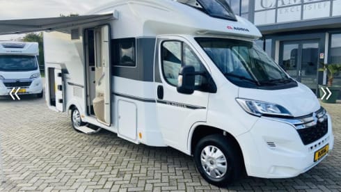 Ruimtewonder – Spacious 4p Adria Mobil semi-integrated from 2020