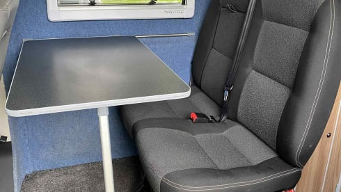 Meet Socks our 2 + 2 berth 2015 Fiat Ducato 