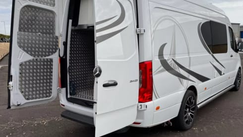 4 berth Mercedes-Benz campervan from 2019