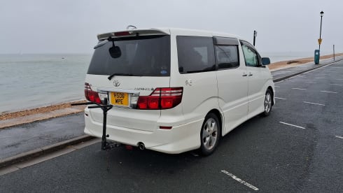 Reg  – Cosy Toyota Alphard | Fully-equipped, Adventure Ready | Isle of Wight