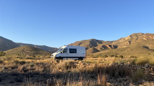 The Johnnie – Off-grid Mercedes Sprinter self-build camper