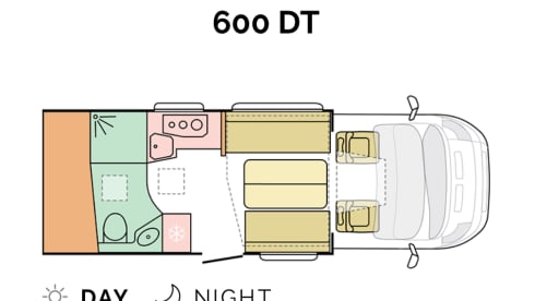 Lamlash – Adria 600 Matrix DT 4 Berth/4 Belts