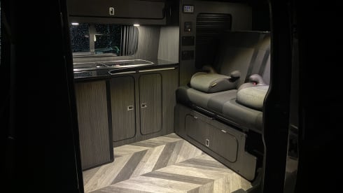 4 berth Volkswagen campervan from 2017
