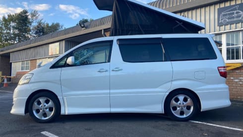 Luxuriöser Toyota Alphard Campervan