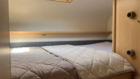 Kompaktes Familien-Wohnmobil | 6 m | Festes Etagenbett