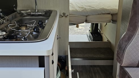 Beautiful, fine 2-person Fiat bus Camper from 2018