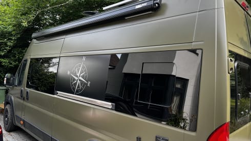 Big Tony – 5 berth Peugeot boxer campervan. Brand New off grid conversion