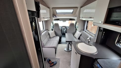 Swift Voyager motorhome (2023) fixed rear bed