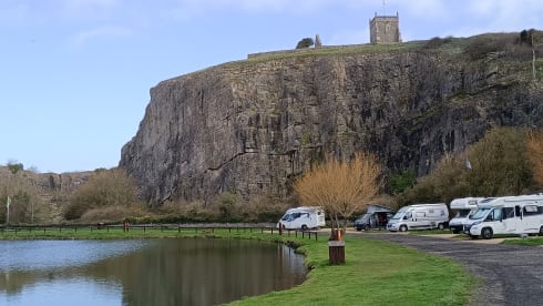 Roddy –  Roddy, our 2 berth well appointed camper for Festivals and Touring