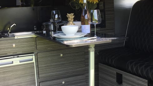 Black Beauty – Black beauty, our Vw T6 top of the range transporter 