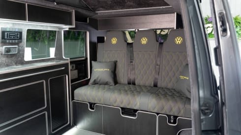 Grey VW – 4 berth Volkswagen Automatic 150bhp campervan from 2021-23