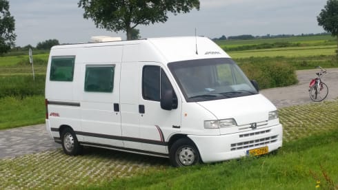 Cozy compact camper where pets are allowed