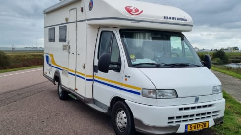 Fiat Ducato Eura Mobil Camper. – 4p Bürstner semi-integrated from 2003