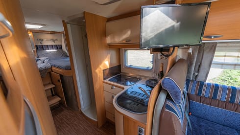 Burstner 2p – Burstner camper, fully equipped and complete inventory!!