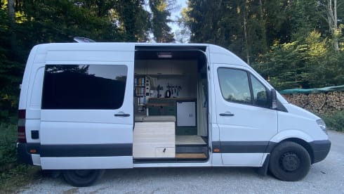 2p off-grid comfortabele campervan automaat 