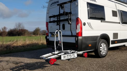 Luxury Pössl bus camper 640 with length beds