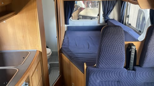 Compacte 6 persoons familie camper